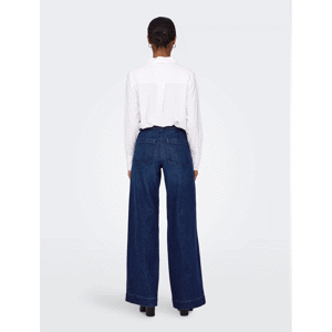 Only Madison High Waisted Button Wide Jeans